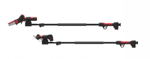 Asta telescopica EP 22-22 per potatore a batteria Blue Bird CS 22-04 e forbice a batteria Blue Bird PS 22-23
